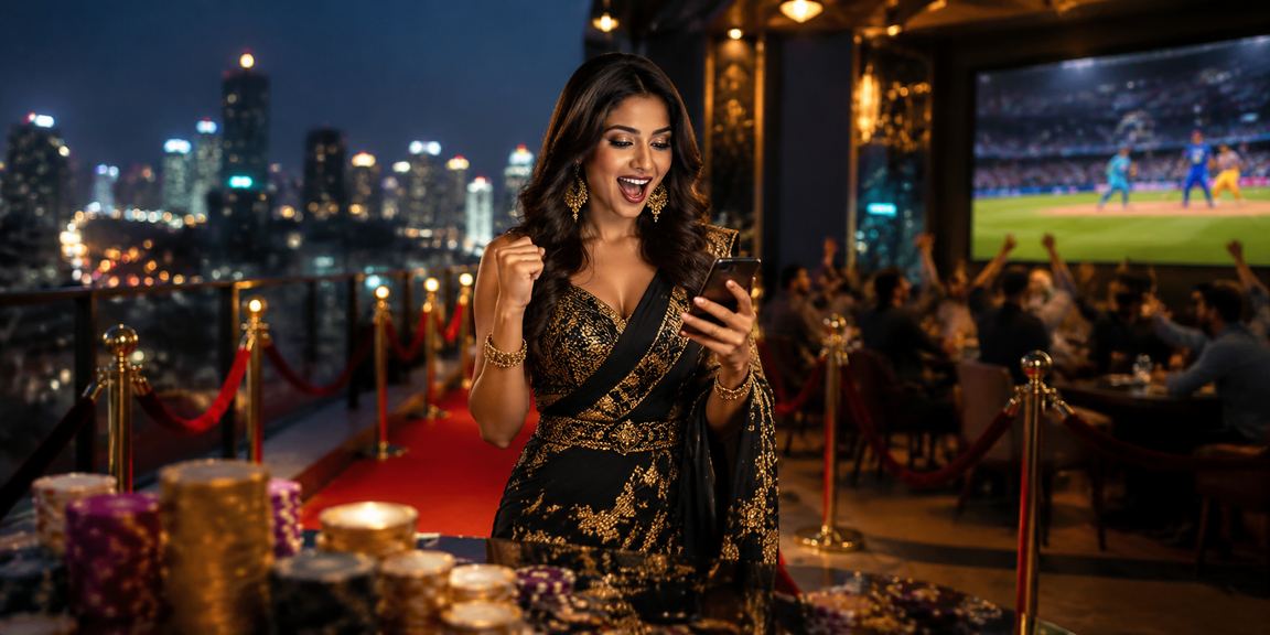 User browsing cricket betting options on mobile in Pune city